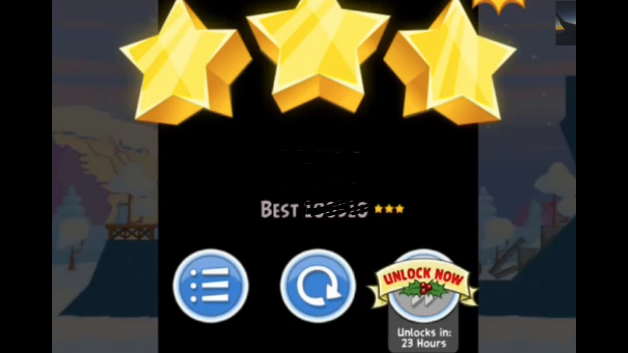 Angry Birds Friends Winter tournament II level 3 3-Stars Walkthrough 3 stars
