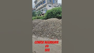 Coarse Aggregate at site #study #civilengineering #everyone #construction