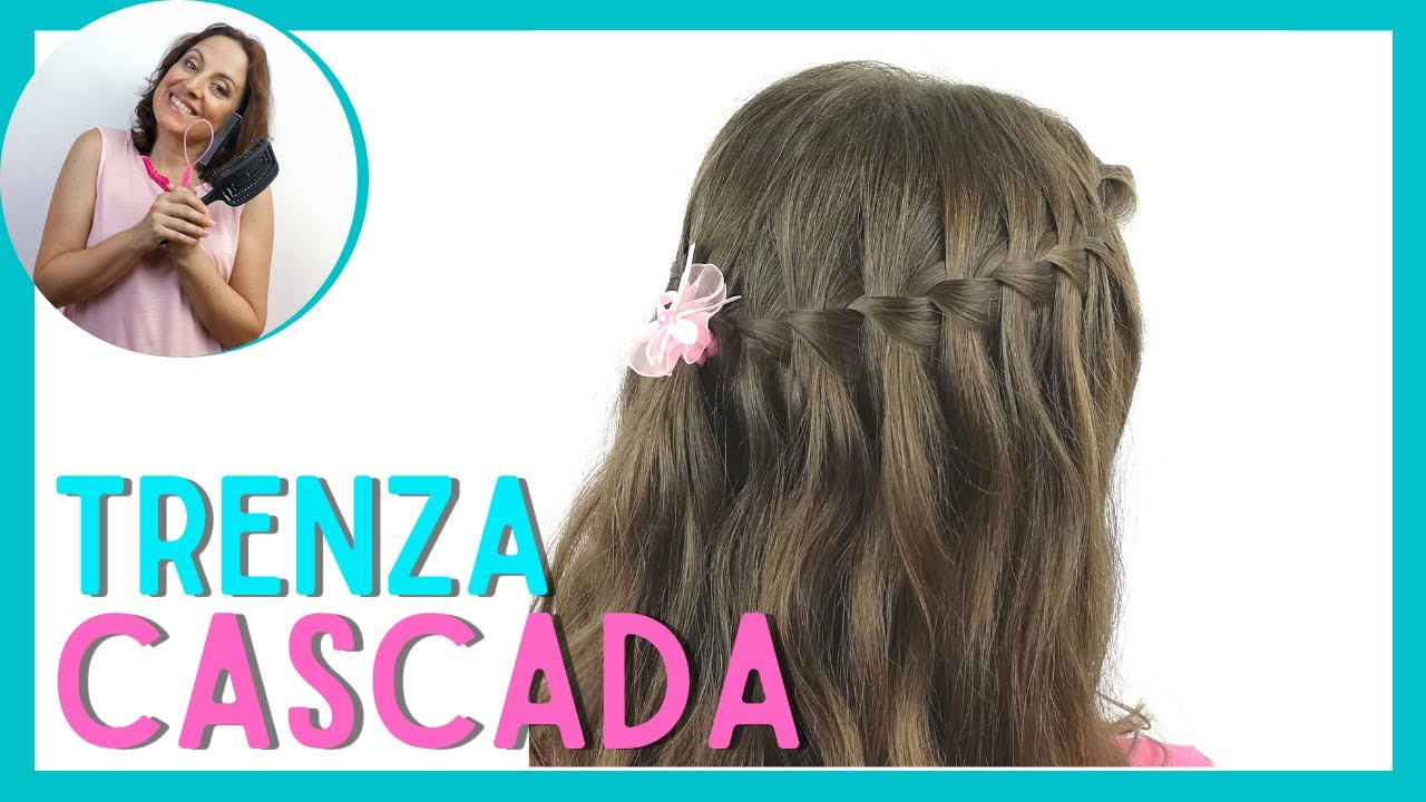 TRENZA EN CASCADA PARA NIÑAS, sencillo, rápido y elegante - PEINADOS PARA NIÑAS - PEQUEINADOS