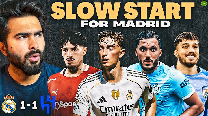 AWKWARD Real Madrid 1-1 Al Hilal, India U23 Loss, Lomonaco to Barca & Man City Win