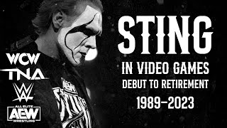 STING in WCW/TNA/WWE/AEW Video Games from Debut to Retirement [1989-2023]