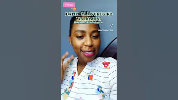 Sikiliza Hii Kama Hauoni Siku Zako Au Hedhi Yako Inasumbua 