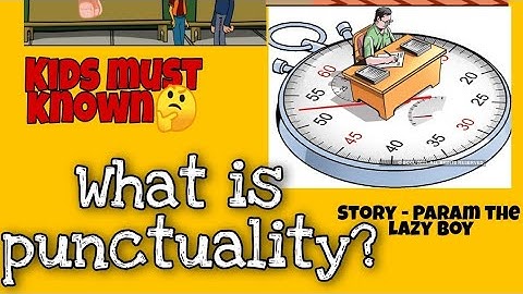 What is punctuality? Param the lazy boy | In english | Moral values | #shiningshimmer