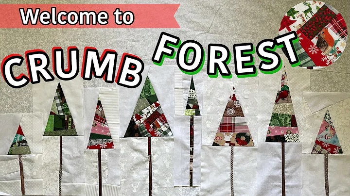 Make A Crumb Forest Quilt ~ Scrappy Tall Pine Tree...