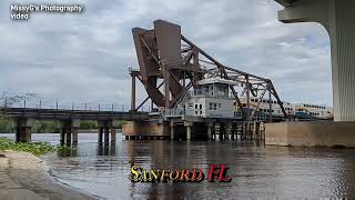 Sun Rail and Amtrak in Sanford FL at Lake Monroe