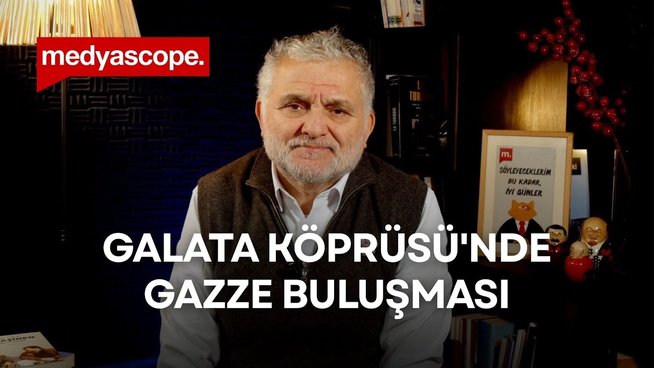 Devlet eliyle "sivil" eylem: Galata Köprüsü'nde Gazze buluşması | Ruşen Çakır yorumluyor