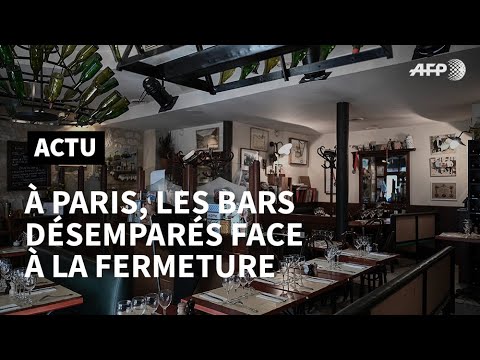 Coronavirus: les bars à Paris désemparés face à la fermeture imposée | AFP News Coronavirus: les bars à Paris désemparés face à la fermeture imposée | AFP News