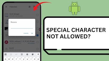 How to Fix Special Character Not Allowed In The File Name