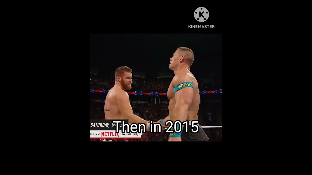 John Cena vs Sami Zayn then & now 💥 