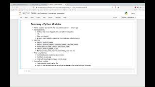 19 Summary   Python Modules