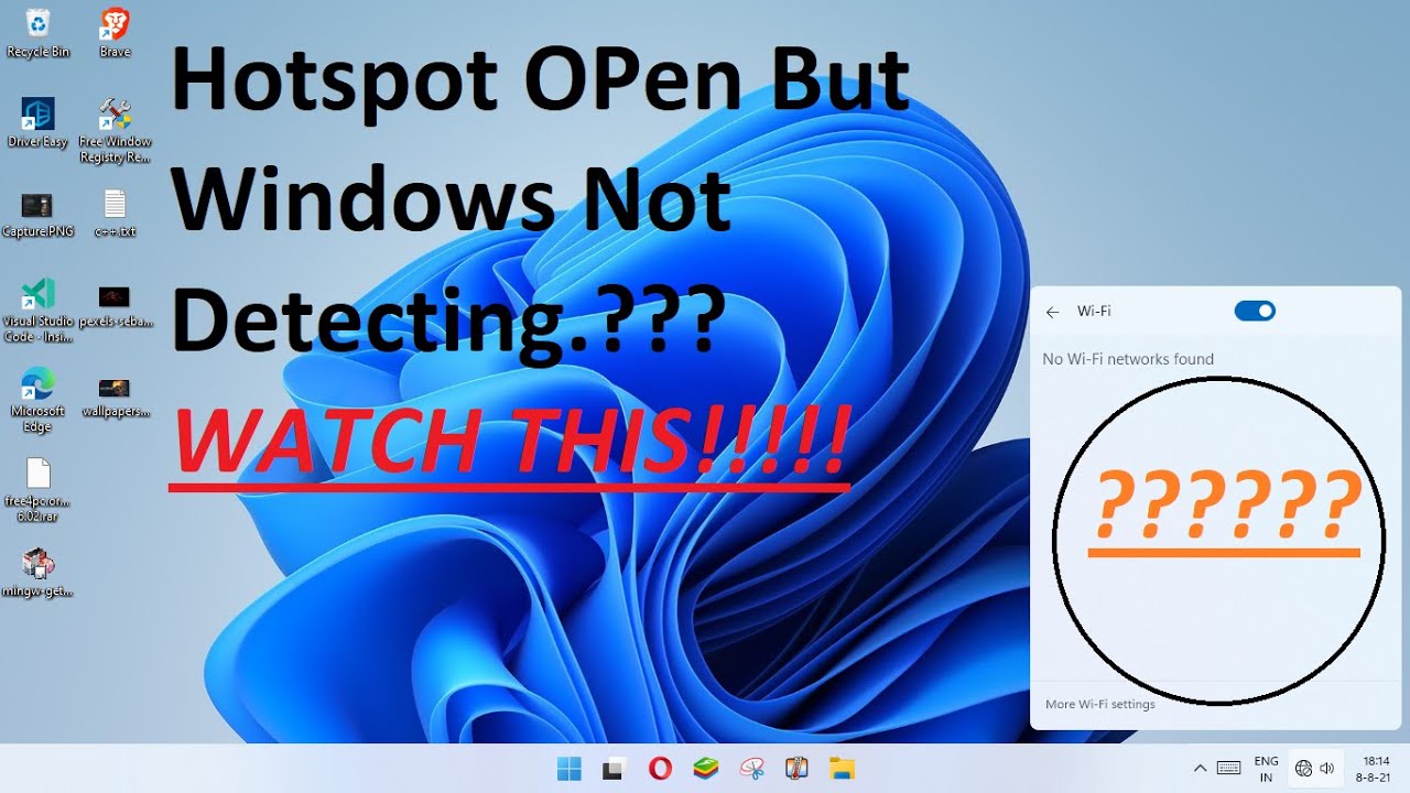 WiFi Adapter not working? Windows not detecting available WiFi