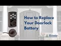 HOW TO REPLACE YOUR DOORLOCK BATTERY | KWIKSET DEADBOLT