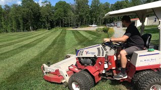 Earning my stripes! Is this Ventrac the best mower ever made?