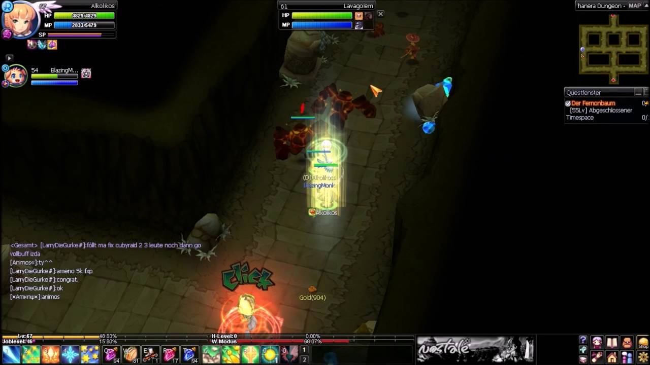 Nostale Farming Shanera Dungeon