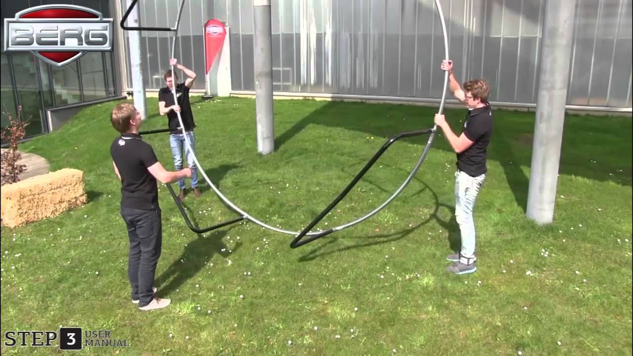 BERG Champion studsmatta - montering