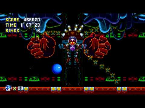 Sonic Mania - Titanic Monarch Zone Act 2 Boss (No Damage)