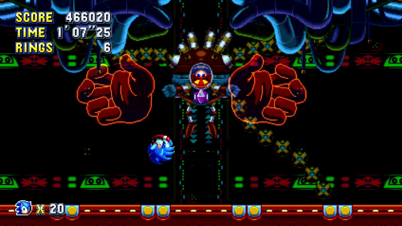 Sonic Mania - Titanic Monarch Zone Act 2 Boss (No Damage) - YouTube