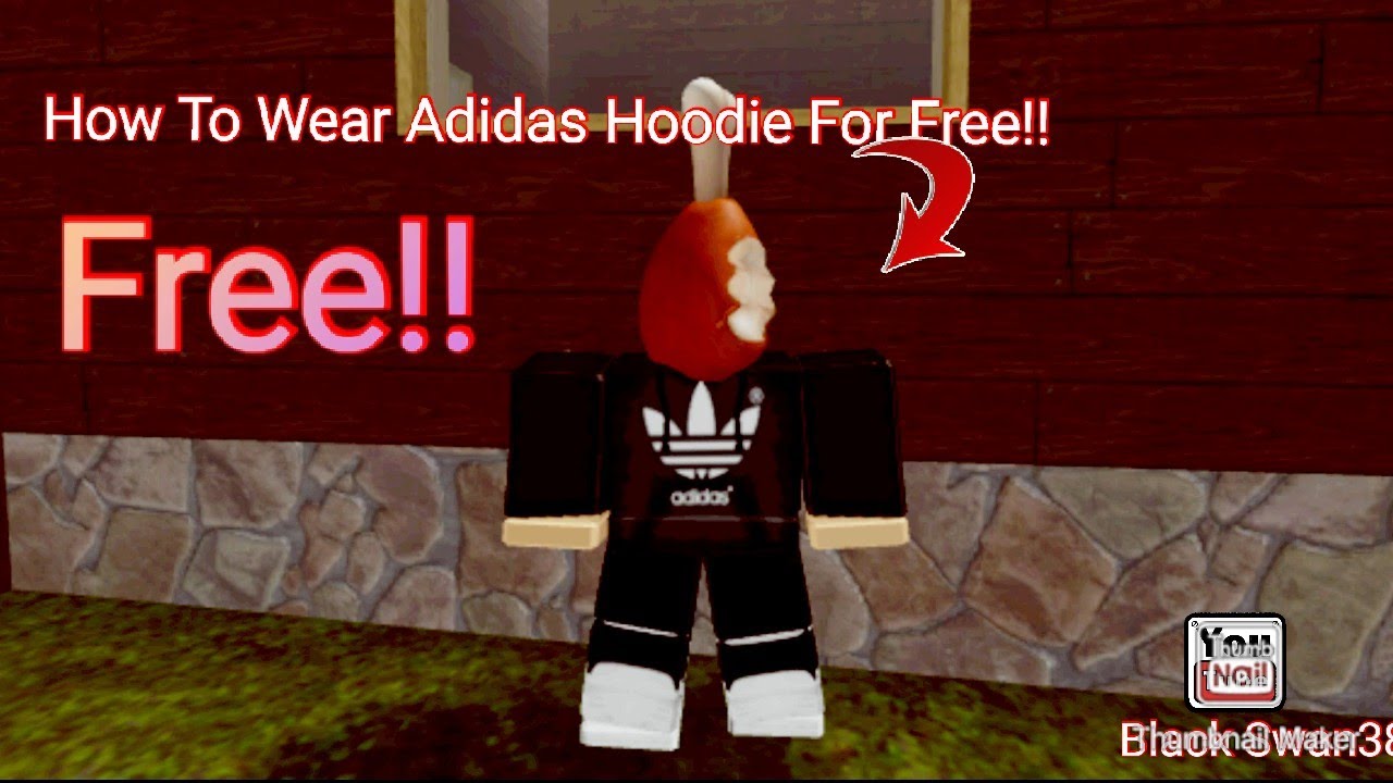 red adidas hoodie roblox