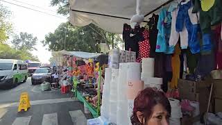 Tianguis of Pedregal de Santa Ursula Coapa in Coyoacán of Mexico City (CDMX)
