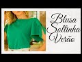 Como fazer Blusa Casual_ DIy Blusa_Costura Fácil passo a passo