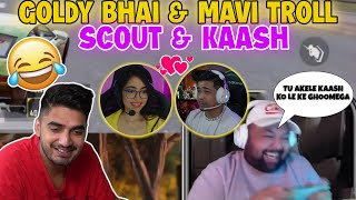 GOLDY BHAI AND MAVI TROLL SCOUT & KAASH ❤️ | KAASH & SCOUT LONG DRIVE ON LAMBORGHINI | #scoutop