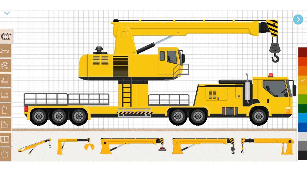 Building a Epic Mobile Crane Truck in Labo Simulator