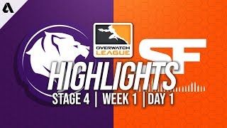 Los Angeles Gladiators vs San Francisco Shock | Overwatch League Highlights OWL Stage 4 Week 1 Day 1