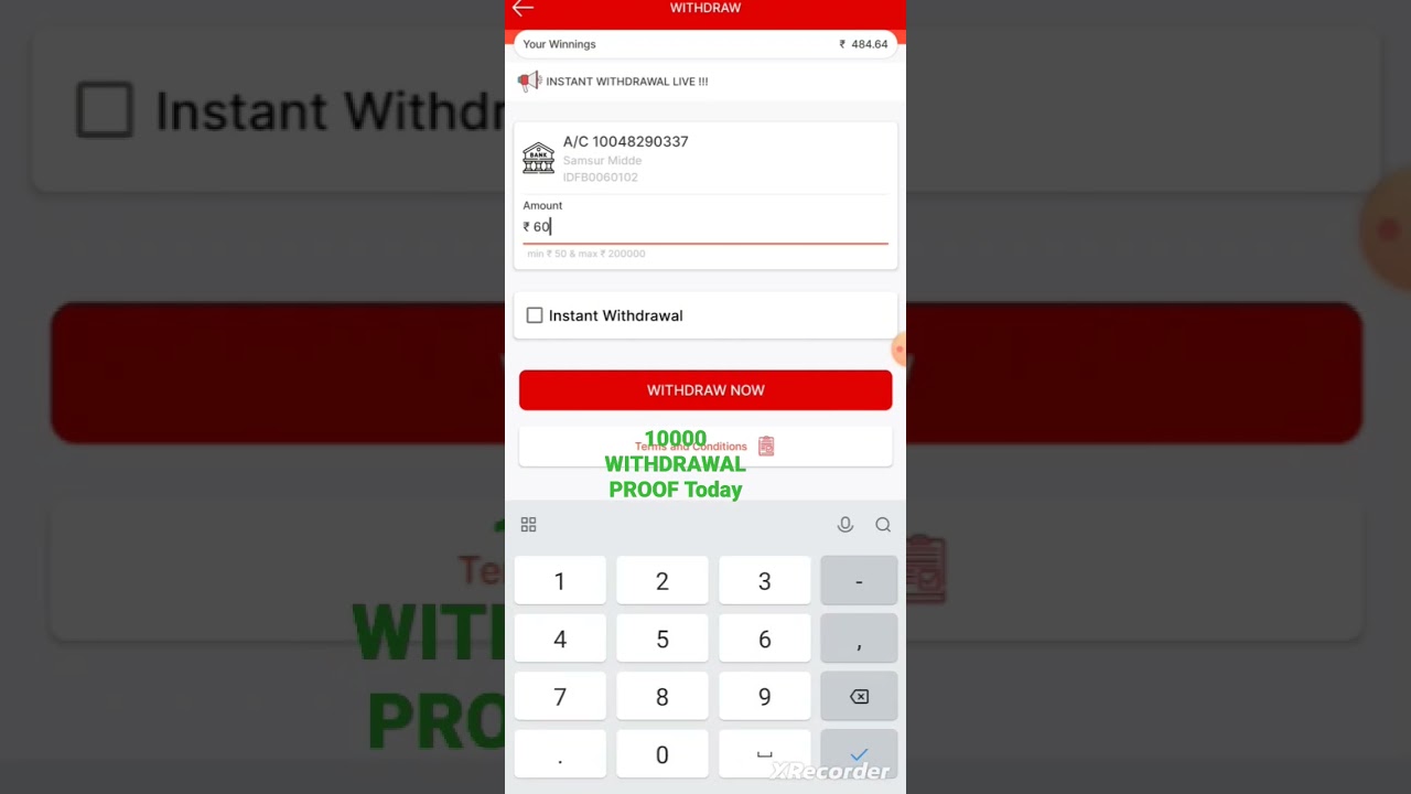 MY GROUND11 WITHDRAWAL PROOF TODAY