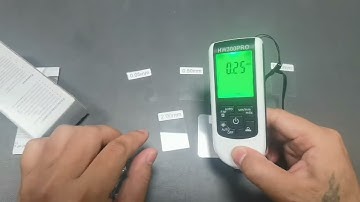 How to calibrate the car paint thickness gauge？