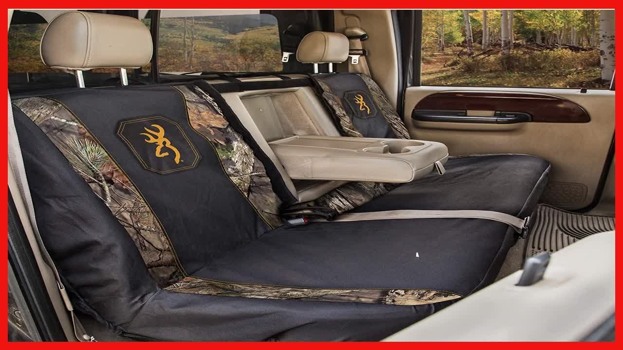 Housses De Siège Auto Browning - Lot De 2 - Résistantes à L'Eau, Camouflage Mossy Oak