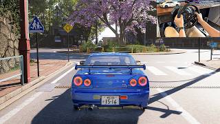 JDM: Japanese Drift Master - Nissan Skyline R34 (Steering Wheel + Shifter Gameplay) screenshot 2