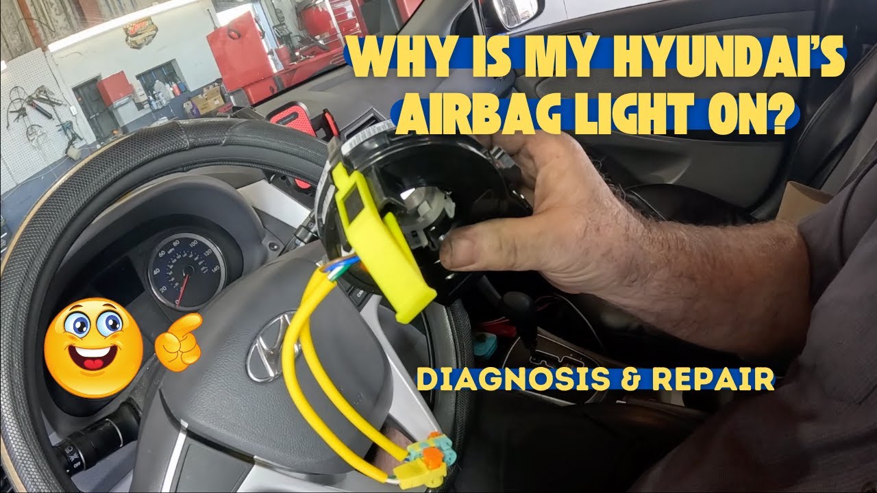 HOW TO: Hyundai airbag Light, diagnosis and repair. Elantra - YouTube