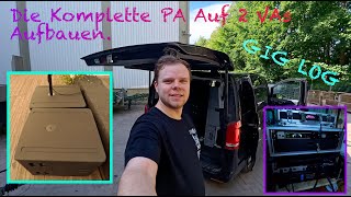 2 Große Pas Auf 2 Veranstaltungen An Einem Tag, Kann Das Alleine Schaffen? Proaudio, Pa System