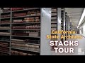 California state archives stacks tour