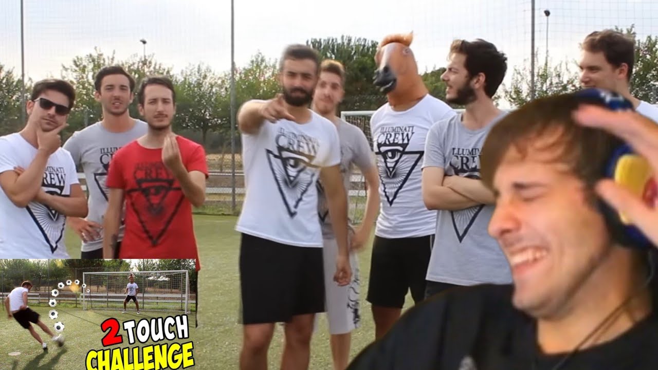 BLUR REACTION AGLI ILLUMINATI CREW CHE FANNO LA TWO TOUCH CHALLENGE