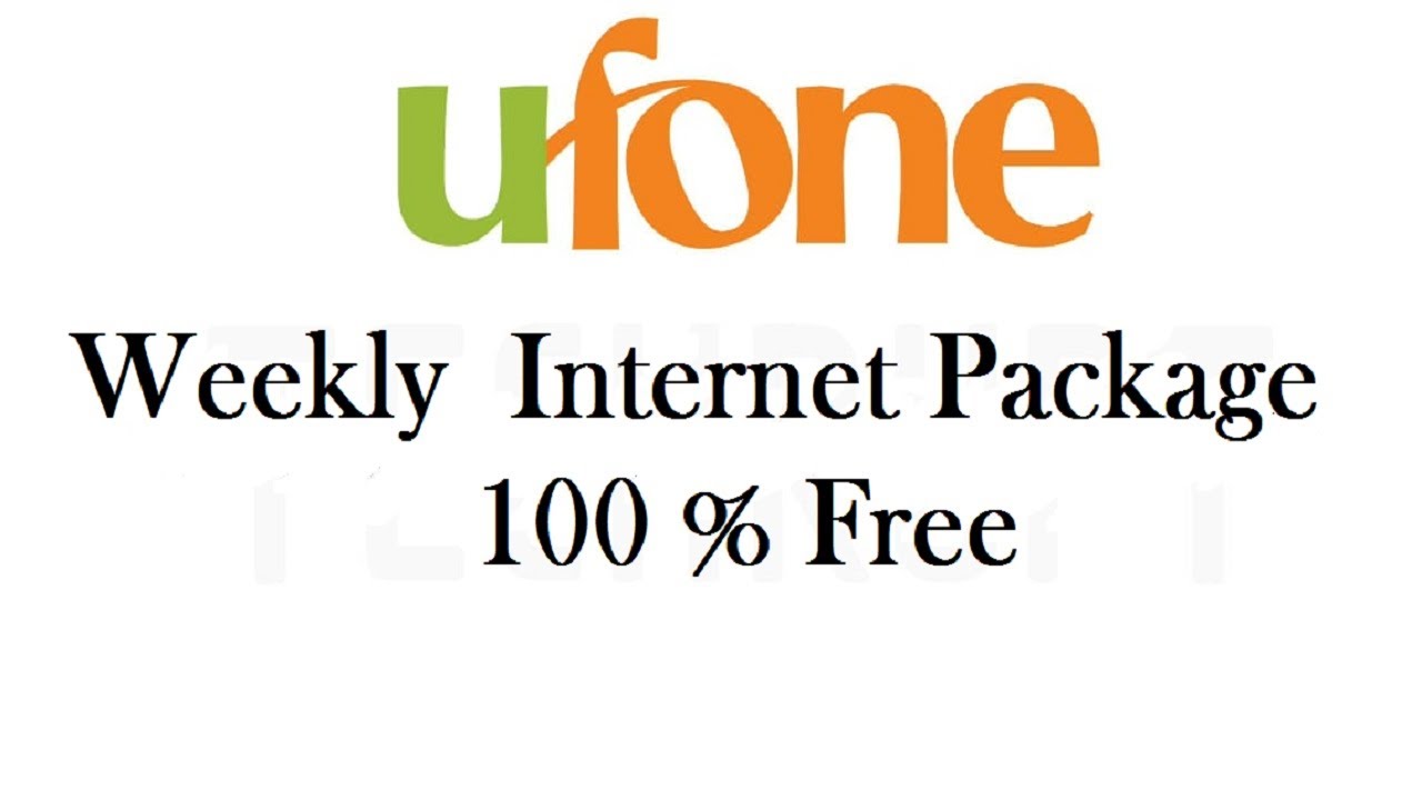 Ufone free weekly internet package 2020  12 GB+