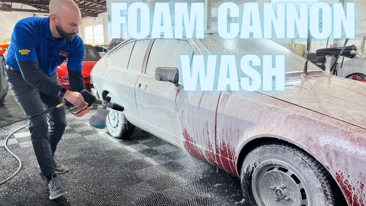 How to Wash with a Foam Cannon - YouTube