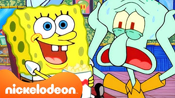 SpongeBob | SpongeBob-personages chillen 30 minuten lang in Octo’s huis 🦑 | Nickelodeon Nederlands