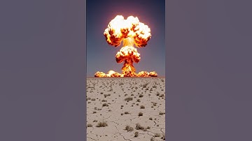 Amazing Detonation in the Desert AI #ai #aiart #explosion #nucleartest #nuclearbomb #nuclear #bomb