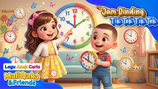 Jam Dinding – Lagu Anak Edukatif Tentang Waktu ⏰ | Lagu Anak Indonesia Terbaru