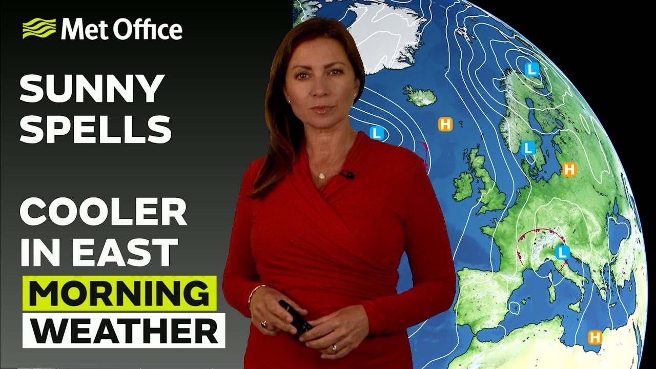 21/08/2025 - A few showers far northeast - Morning Weather Forecast UK – Met Office Weather