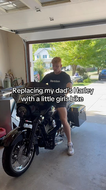 Replacing My Dads Harley With A little Girls Bike