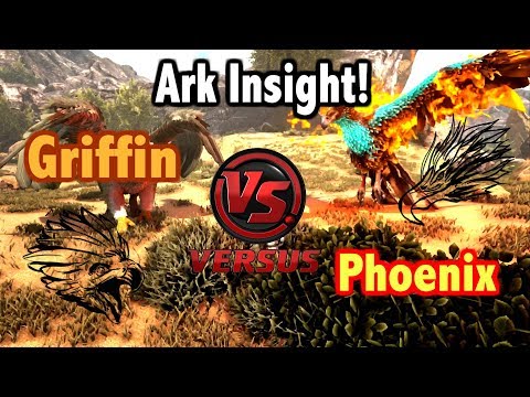 Ark Insight! -  Griffin V.S Phoenix!! (Stats Comparison And Death Battle)