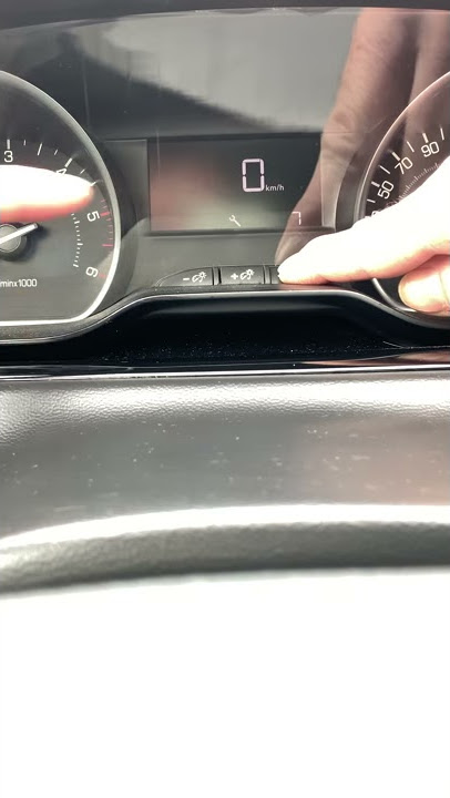 Remise à 0 ou réinitialisation autonomie de vidange Peugeot 208 (2012-2019)