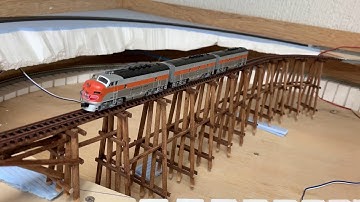 N Scale Wooden Trestle Bridge Build - Part 3