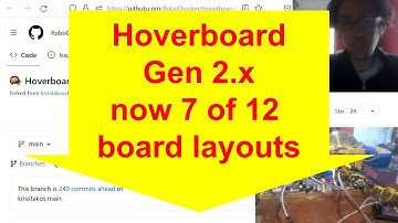 Hoverboard Gen 2.x now 7 of 12 boards and 4 control methods