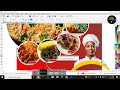 how to design flyer in corel draw x8