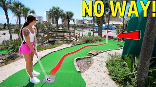 We Found an Awesome Mini Golf Course at a Water Park!