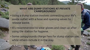 What Are Dump Stations At Private Campgrounds? - Exploring Campgrounds