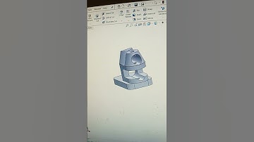 simple part design using solid works #fiverr #3dprinting #3ddesign #caddesign #solidworks #art